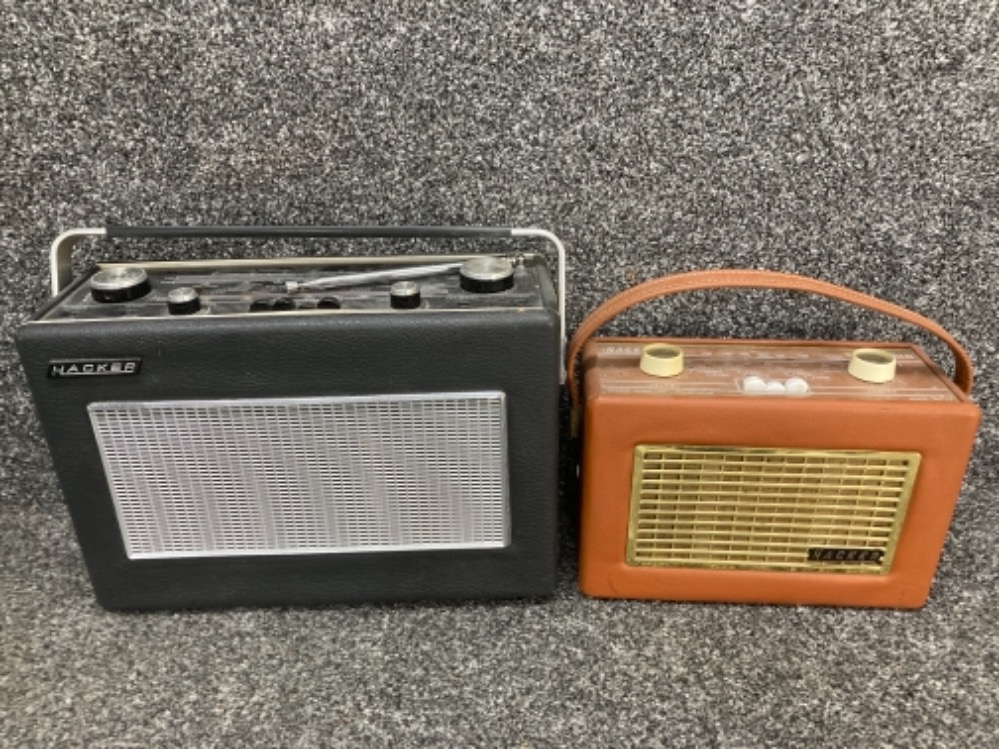 Two vintage Hacker radios