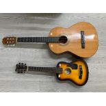 Two acoustic guitars