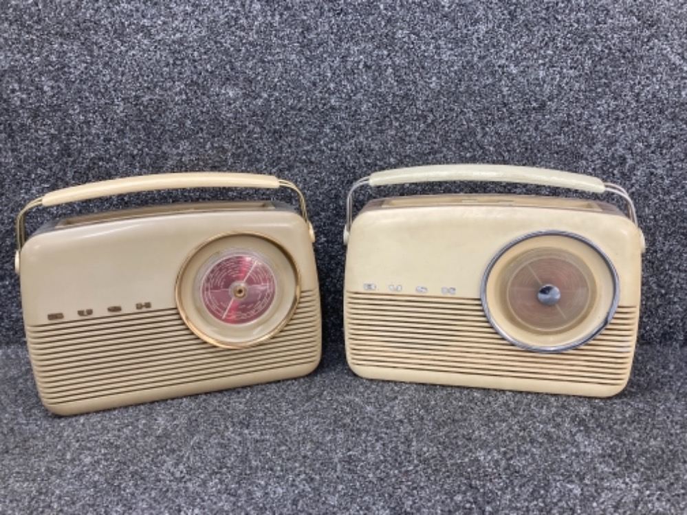 Two vintage Bush radios