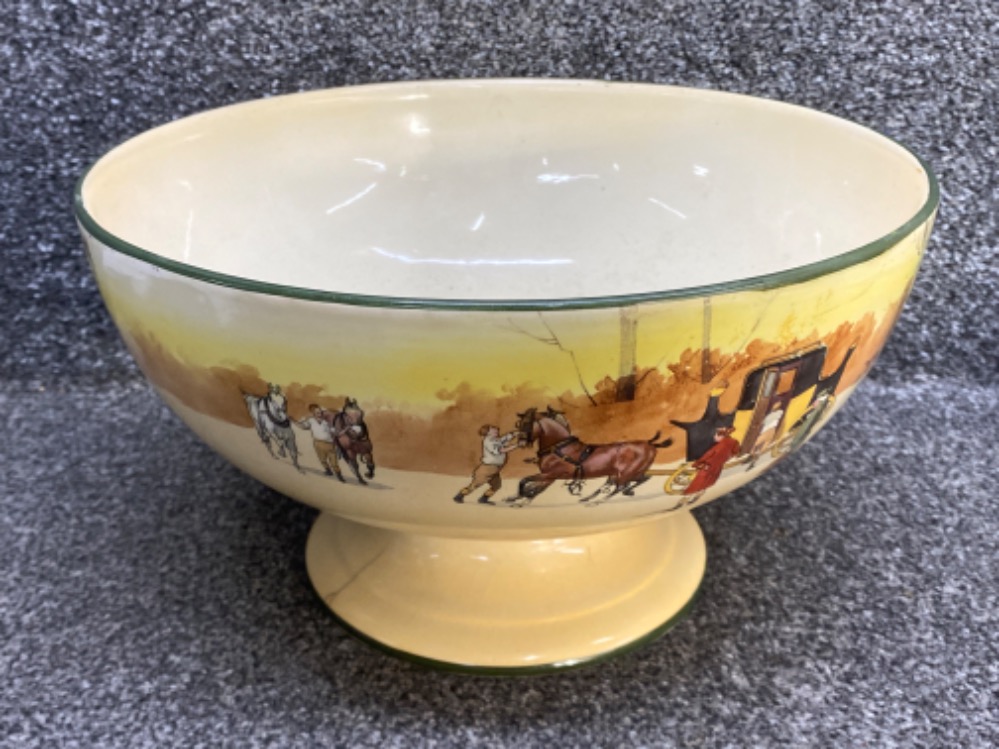 Large Royal Doulton footed bowl 30” diameter