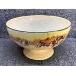 Large Royal Doulton footed bowl 30” diameter