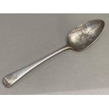 Georgian Hallmarked London silver table spoon dated 1808, 59.6g