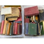 2 boxes containing vintage & Antique books (some Pre date 1900’s)