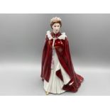 Royal Worcester figure “In celebration of the Queen’s 80th birthday 2006”