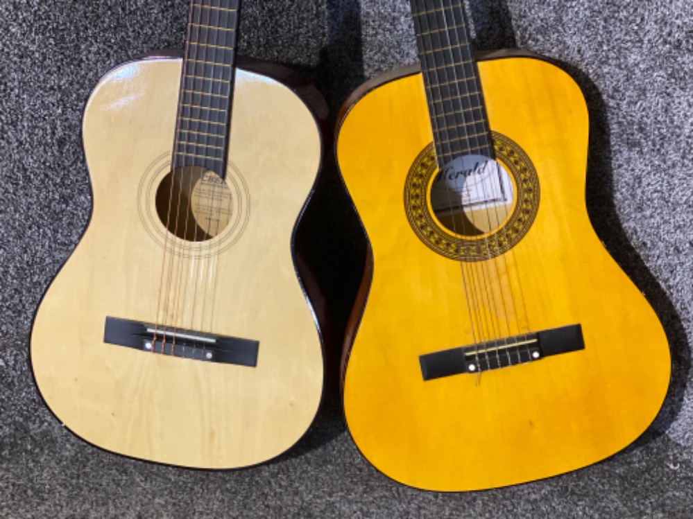 Two acoustic guitars includes makers Herald & CBSKY music pro series - Bild 2 aus 2