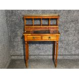 Repro ladies two drawer writing table/desk