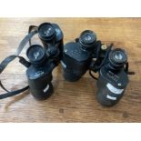 Two pairs of binoculars by Zenith and Mark Scheffel