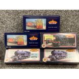 5x Bachmann branch-line models all locomotives in original boxes