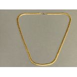 24K gold plated necklace (marked CHAP 24K) 61 cm in length