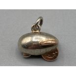 9ct gold Zepplin charm 1g