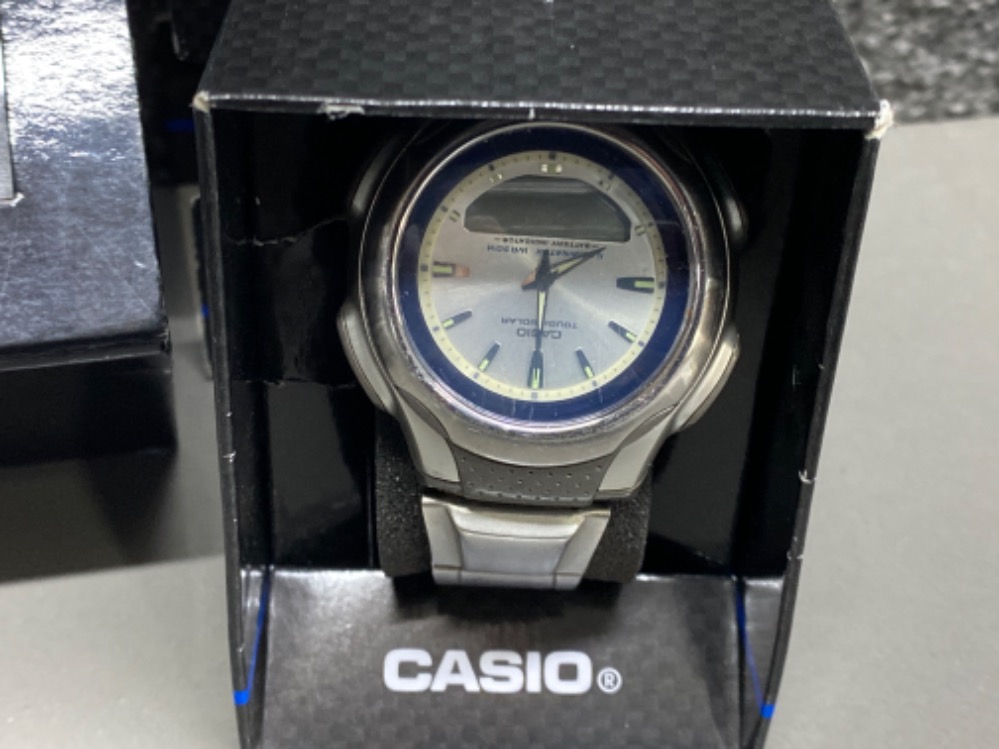 3 gents wristwatches includes casio with digital display, Ben Sherman & loaded, all with original - Image 2 of 3