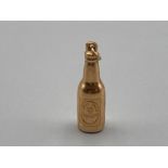 9ct gold bottle of Guinness charm 1.4g