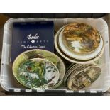 Over 50 collectors plates including Royal Doulton, Royal Worcester, Copenhagen etc