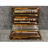 4 x Palitoy mainline railways carriages in original boxes