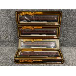 Palitoy mainline railways carriages x4 in original boxes