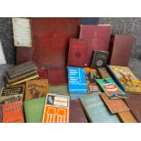 Two boxes of miscellaneous vintage & antique books etc
