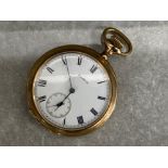 USA seven Jewels gold plated Elgin pocket watch