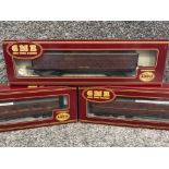 Airfix GMR railway 00scale carriages in original boxes