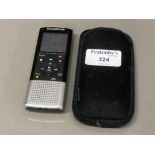 Olympus digital voice recorder ref VW-8800PC complete with case, battery/USB