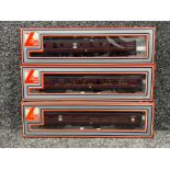 Lima models 00 gauge carriages in original boxes x3