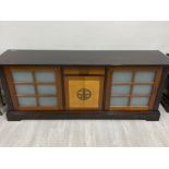 Contemporary hardwood Chinese low sideboard