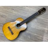 Vintage acoustic 6-string guitar