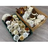 Royalty commemorative ware including cups and teapots