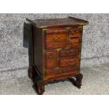 Decorative 7 drawer oriental table