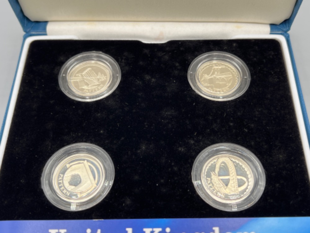 Royal mint silver proof Pattern collection. With authenticity certificate and in presentation case - Image 2 of 3