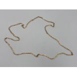 9ct gold curb link chain 9.3g