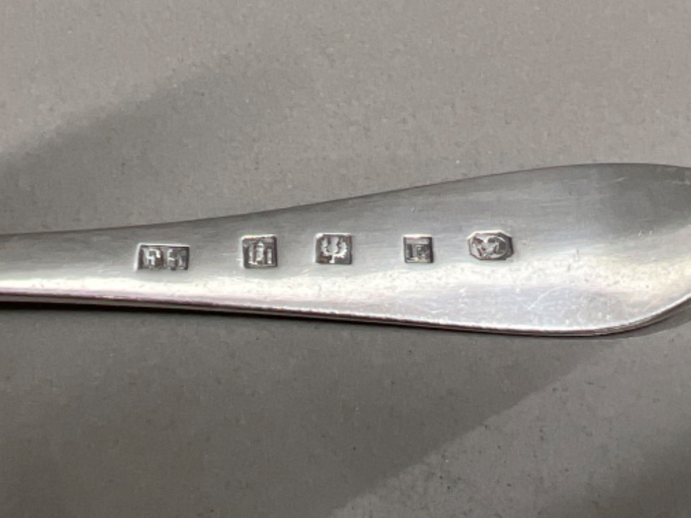 Hallmarked 1784 silver large spoon. (60.2g) - Image 3 of 3