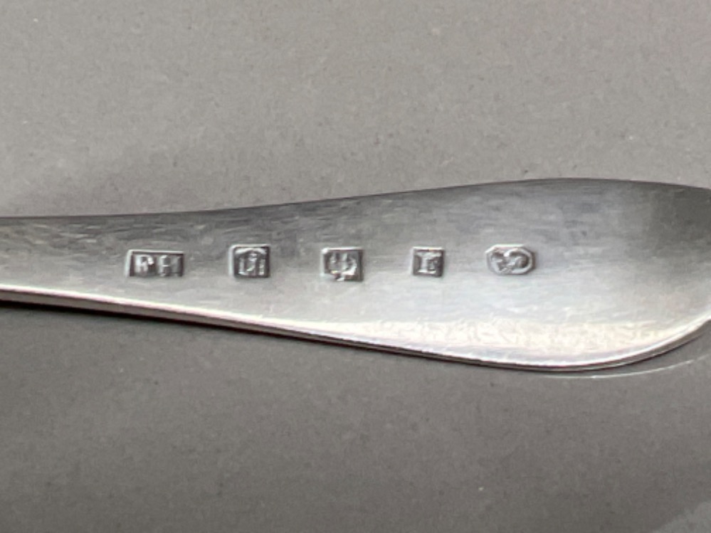 Hallmarked 1785 silver large spoon (59.2g) - Bild 2 aus 2