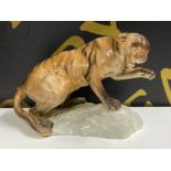 Beswick porcelain animal figure 1823 “cougar on rocks”