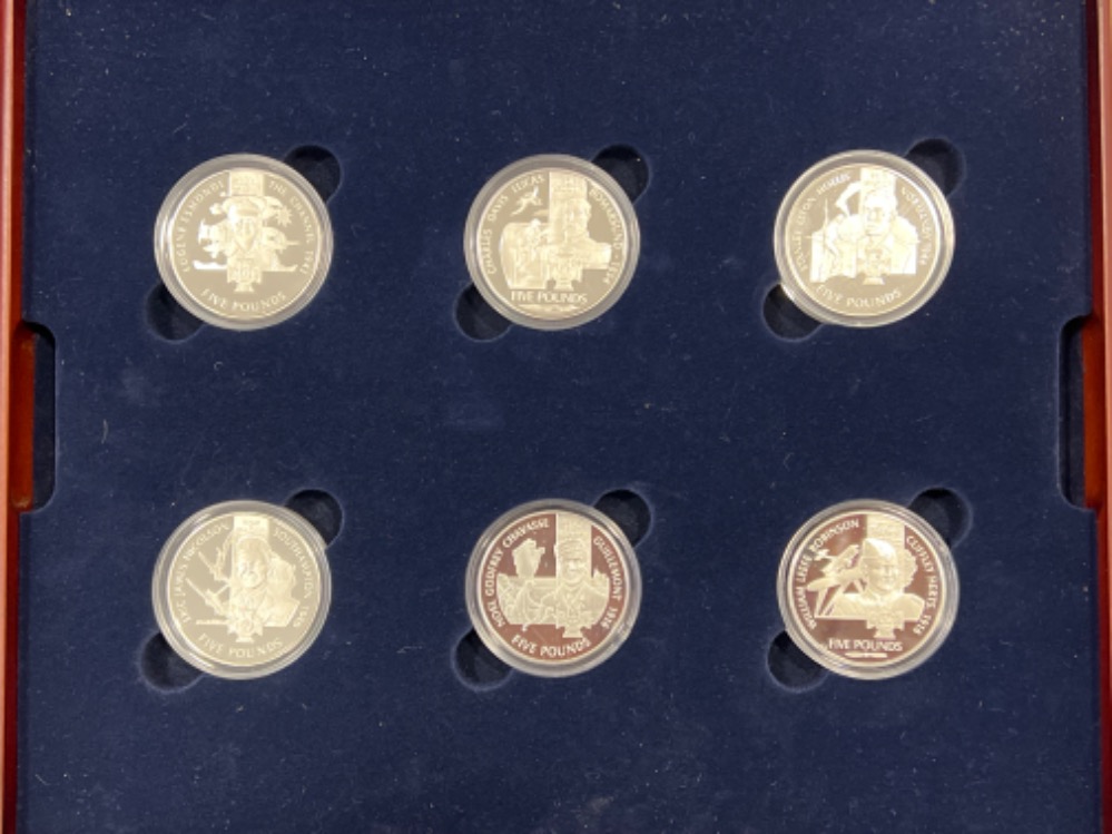 The Victoria Cross silver proof crown collection. In mint condition Complete with Peter duckers - Image 3 of 5