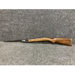 A Webley junior spring loaded air rifle