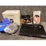 Mixed lot of electronic items to include Fitbit smart watch, VR Elegant virtual reality glasses,