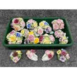 Royal Doulton flower posies and others (16)