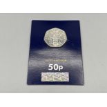 2019 Kew Gardens 50p piece sealed in Change checker card