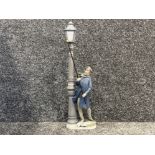 Lladro 5205 Lamplighter (damage repaired)