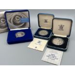 Diana Princess of wales Silver proof memorial coin with certificate, 90th birthday silver proof