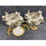 Collection of Cherub themed plaques