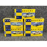 Vanguards die cast vehicles x5. Including police Range Rover and Austin 1800 all in original boxes