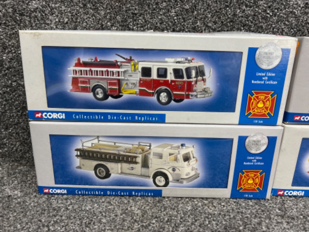 Corgi limited edition 1:50 scale model fire rescue collection. Including US50802, US50503, - Image 3 of 4