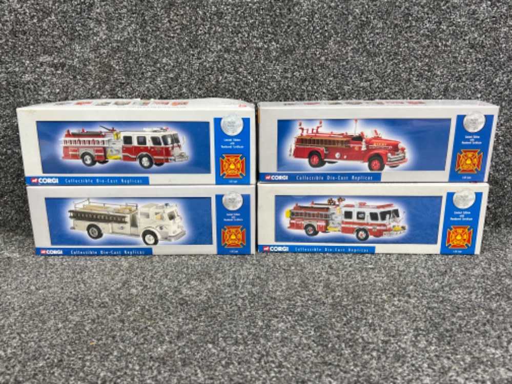 Corgi limited edition 1:50 scale model fire rescue collection. Including US50802, US50503,