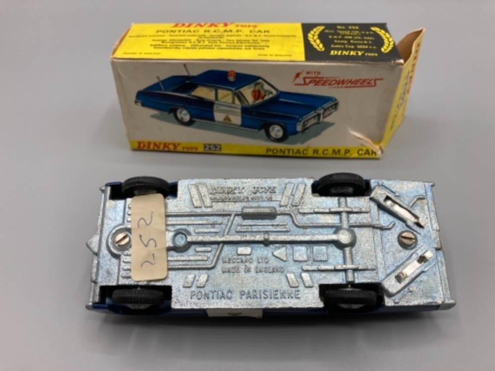 Dinky Toys Pontiac R.C.M.P. Car no 252 in original box - Image 3 of 3