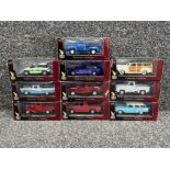 Road “signature” die cast metal collection. Collectors edition 1:43 scale all in original boxes