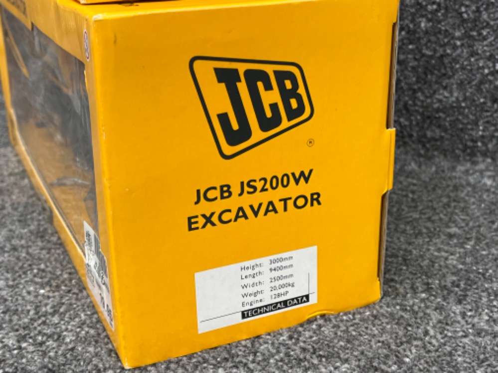 Britains JCB 1:32 scale vehicles. Excavator, back-hole loader and Dump truck all in original boxes - Image 3 of 3