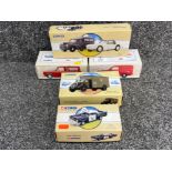 Corgi die cast vehicles x5 including Royal Mail and corgi classics. All in original boxes