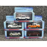 Corgi vanguards police die cast vehicles x5. Including jaguar and Ford cortina all in original