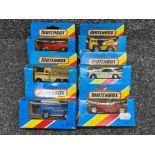 Matchbox vintage die cast cars 1981 range boxed. Including mb16, mb5, mb11, mb47, mb43 & mb42